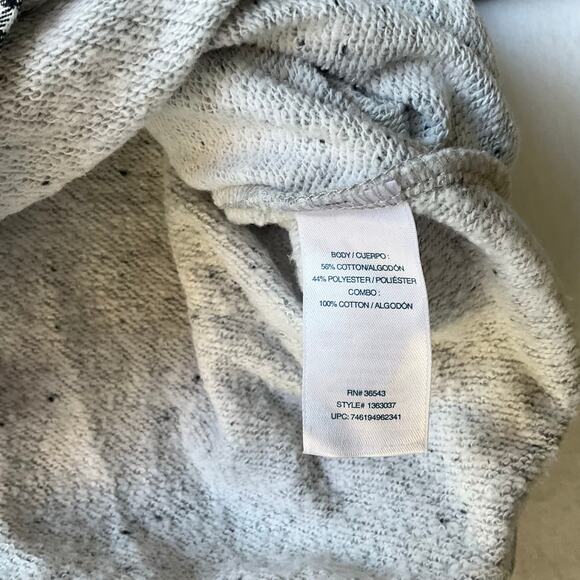 Izod Women’s Long Sleeve Screw Neck Sweatshirt size L, Gray - Picture 7 of 8